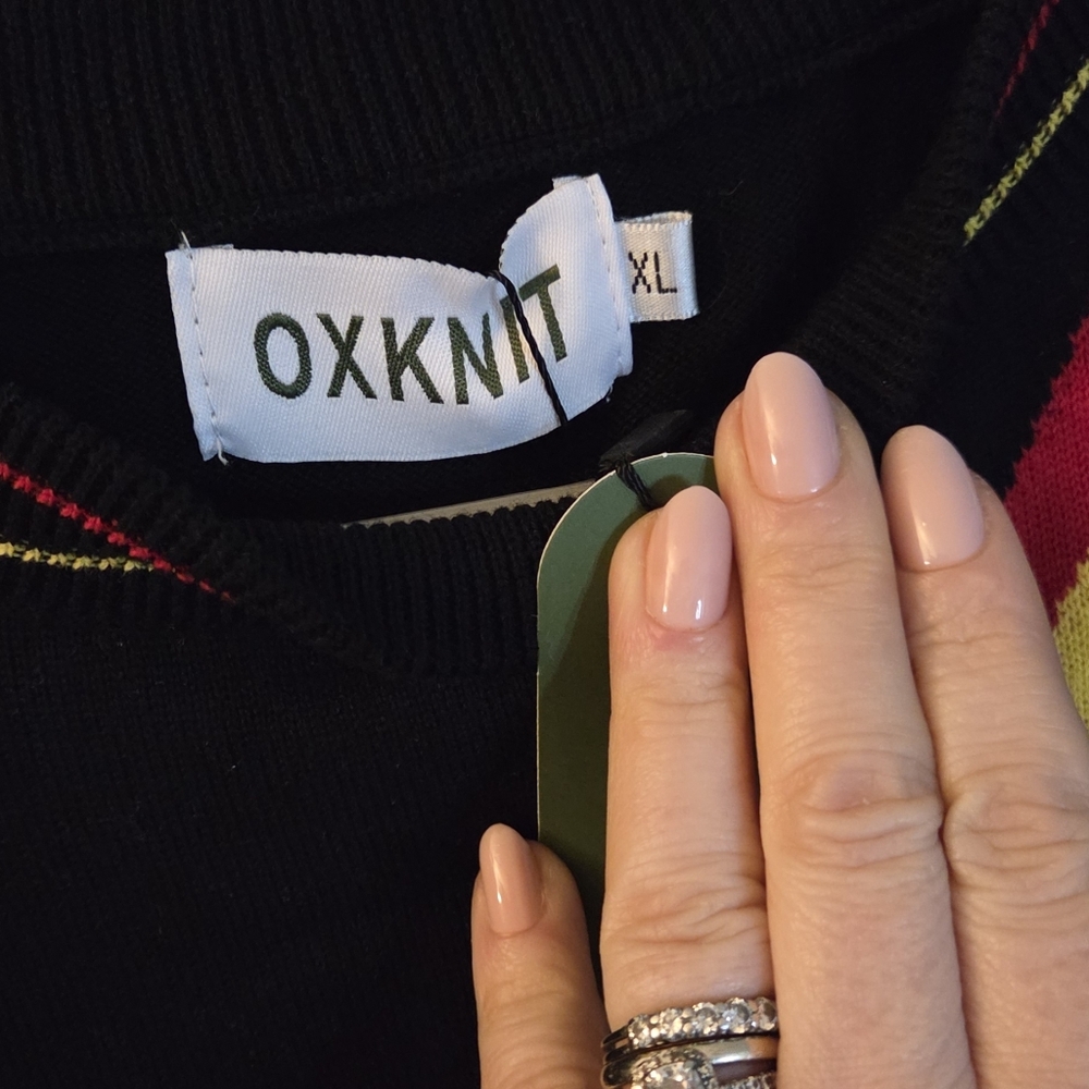 Oxknit Womens Lightning Bolt Sweater - Picture 3 of 3